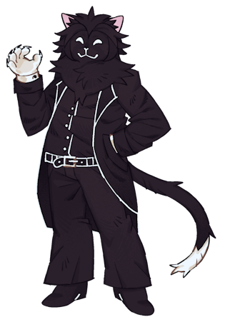 A dapper suited cat.